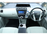 すっきりとしたダッシュボード回り!フロントビューの視界も良くて運転しやすいですよ♪