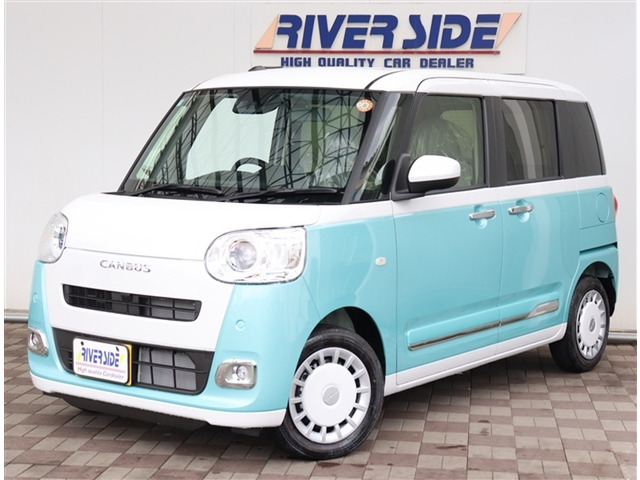 ムーヴキャンバス ストライプス G 未使用車 両側電動スライド シートヒーター