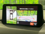 【360°ビューモニター】専用のカメラにより、上から見下ろしたような視点で360度クルマの周囲を確認することができます☆死角部分も確認しやすく、狭い場所での切り返しや駐車もスムーズに行えます。
