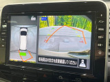 【アラウンドビューモニター】専用のカメラにより、上から見下ろしたような視点で360度クルマの周囲を確認することができます☆縦列駐車や幅寄せ時に活躍してくれます♪