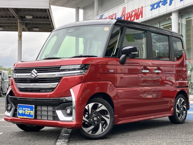 スペーシアカスタム ハイブリッド(HYBRID)  XSターボ 4WD スズキセーフティサポート ...