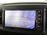 車庫入れの強い味方。後退時の死角をチェックするために便利です。