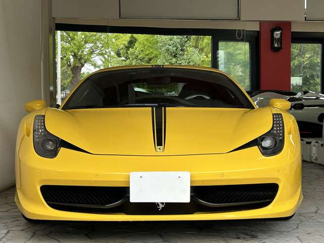 フェラーリ 458 イタリア ポロシャツ イエロー フェラーリ 458イタリア F1 DCT LEDステアリング アルテックスカー