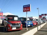 広い展示場で沢山の車両をご用意してお待ちしております!※在庫状況は常に変化があります。お電話でのお問い合わせを下さると幸いです。