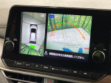 【アラウンドビューモニター】専用のカメラにより、上から見下ろしたような視点で360度クルマの周囲を確認することができます☆縦列駐車や幅寄せ時に活躍してくれます♪