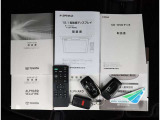取扱説明書と整備記録簿(メンテナンスノート)が付いています。メンテナンスノートには、整備内容・走行距離等が記載されていますので安心ですね!