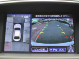 アラウンドビューモニター(車両を上から見たように表示)装着で車庫入れをサポート