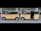 乗降に便利な両側電動スライドドア。ドアにあるスイッチを押す事でも簡単に開閉が出来ます。