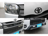ヘッドライトインナーブラック施工、フロントエンブレムMB塗装、Re Classicグリル、TRDスポイラー!