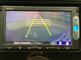 バックモニター付きで、車庫入れやバック時の後方確認をサポート。