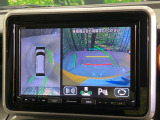 【アラウンドビューモニター】専用のカメラにより、上から見下ろしたような視点で360度クルマの周囲を確認することができます☆死角部分も確認しやすく、狭い場所での切り返しや駐車もスムーズに行えます。