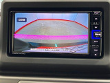 見にくい後方をモニターに映してくれるバックモニター搭載!駐車時にとても便利な機能です♪