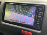 【バックカメラ】駐車時に後方がリアルタイム映像で確認できます。大型商業施設や立体駐車場での駐車時や、夜間のバック時に大活躍!運転スキルに関わらず、今や必須となった装備のひとつです!