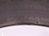 185/60R15   タイヤサイズです。 夏タイヤのご相談もスタッドレスタイヤの事も、石川トヨペットカローラにご相談くださいませ