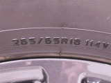 265/65R18   タイヤサイズです。 タイヤのご相談も石川トヨペットカローラにお任せください