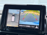【アラウンドビューモニター】専用のカメラにより、上から見下ろしたような視点で360度クルマの周囲を確認することができます☆死角部分も確認しやすく、狭い場所での切り返しや駐車もスムーズに行えます。