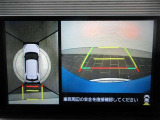 バックモニターで後方確認ができます。