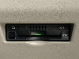 ETC車載器付きです。高速道路の料金所もスムーズに通過できます。