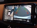 【アラウンドビューモニター】上から見下ろすような視点でスムース駐車をサポートしてくれるアラウンドビューモニター(^v^)
