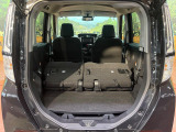 普段のお買い物や通勤、送迎等に十分な荷室スペースを確保しております。セカンドシートを倒すと、大きな荷物の積載も可能です♪