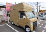 キャリイ  軽キッチンカー ベージュ全塗装 ルーフ脱
