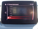 【オーディオ】CD/DVDプレーヤー・TV(フルセグ)・Bluetooth・USB接続対応!AM/FMラジオも搭載しています。