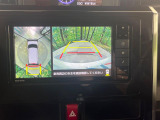 【パノラマモニター】専用のカメラにより、上から見下ろしたような視点で360度クルマの周囲を確認することができます☆死角部分も確認しやすく、狭い場所での切り返しや駐車もスムーズに行えます。
