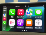 ●Apple Car Play:スマホとの有線接続で、ナビ・オーディオ再生などスマホのアプリ機能が画面でも使える便利機能です!