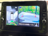 【アラウンドビューモニター】専用のカメラにより、上から見下ろしたような視点で360度クルマの周囲を確認することができます☆縦列駐車や幅寄せ時に活躍してくれます♪