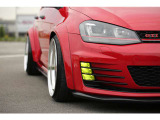 ゴルフGTI入庫しました!オーバーフェンダー WORK18AW Aftermarketマフラー Dampers リアスポイラー フロントスポイラー カスタム多数の1台です!お気軽にお問い合わせください!