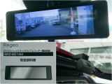 Aftermarketの前後ドラレコ兼バックモニターが装備されています
