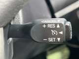 【クルーズコントロール】高速道路もラクラク走行。アクセルを離しても一定速度で走行ができ、長距離運転時の負担を軽減!加速・減速も簡単なスイッチ操作で調整できます。