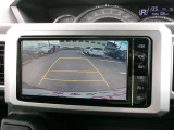 バックモニター付きですので、日常の駐車はもちろん、人や障害物などを映像で確認できるので安心です!(補助装置になりますので、目視でもご確認ください)