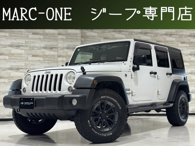 ラングラー アンリミテッド スポーツ 4WD 1年保証付/Carrozzeriaナビ/フルセグ/Bluet