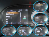 エマージェンシーブレーキ・VDC・踏み間違い衝突防止等の先進安全技術搭載です。メーター内ディスプレイでON/OFFを行います。また、メーター内ディスプレイには車両情報を表示します。