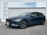 V60 Ultimate B4 デニムブルーメタリック Google搭載モデル・ナッパレザー・360°カメラ・ベンチレーション・シートヒーター・ステアリングヒーター・harman/kardonサウンド・ACC・パイロットアシスト