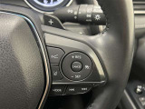 右側でパドルシフトのシフトアップ、全車速追従機能レーダークルーズコントロールの操作などが可能!