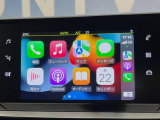 ●Apple Car Play:スマホとの有線接続で、ナビ・オーディオ再生などスマホのアプリ機能が画面でも使える便利機能です!