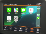 ●Apple Car Play:スマホとの有線接続で、ナビ・オーディオ再生などスマホのアプリ機能が画面でも使える便利機能です!