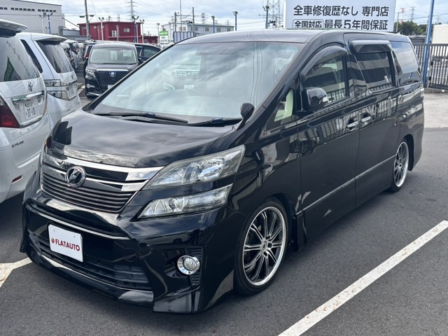 ヴェルファイア 2.4 Z Gエディション (純正8インチナビ)(WORK製19インチアルミ)(