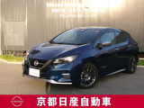 日産が世に送りだした100%電気自動車 Nissan LEAF。航続距離の長いe+AUTECHになります。