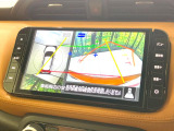 【アラウンドビューモニター】専用のカメラにより、上から見下ろしたような視点で360度クルマの周囲を確認することができます☆死角部分も確認しやすく、狭い場所での切り返しや駐車もスムーズに行えます。