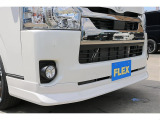FLEX フロントスポイラー 純正バンパーとの調和を図ってボリュームアップしました♪