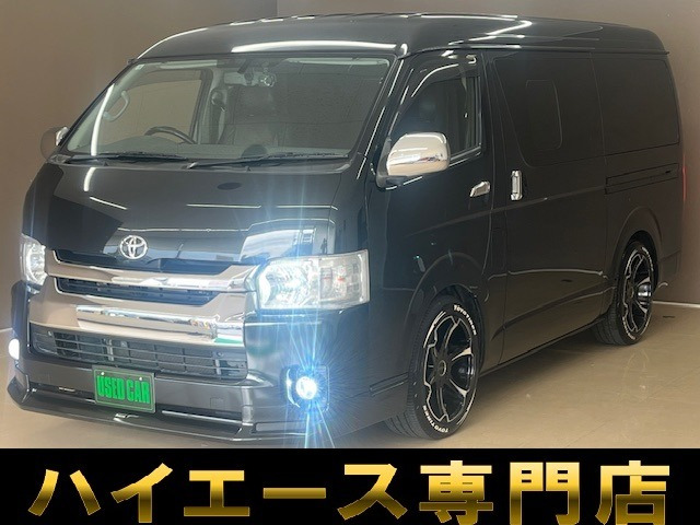 ハイエースバン2.7 スーパーGL ワイド ロング ミドルルーフモデリスタエアロ ナビ 地デジ バックカ