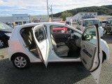 ドアの開閉度も広く乗車も楽です!