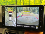 【パノラマモニター】専用のカメラにより、上から見下ろしたような視点で360度クルマの周囲を確認することができます☆死角部分も確認しやすく、狭い場所での切り返しや駐車もスムーズに行えます。