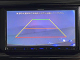 【バックモニター】後ろのカメラの映像がモニターに映し出されるので、後方の見えない死角や、障害物との距離感などもしっかり安全確認することができます!