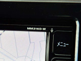 日産純正ナビゲーションMP316D-Wが付いています。