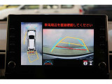 【パノラミックビューモニター】クルマの斜め後ろや真横など、目が届きにくい箇所も確認できるため、いち早く障害物に気が付くことができて安心ですね♪