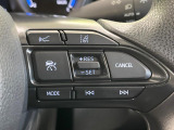 【レーダークルーズコントロール】高速道路での長距離走行が楽に!!自動で速度を保つクルーズコントロールが、衝突軽減システムと連携し、前方の車両を感知して車間を保つように速度調節してくれます!!